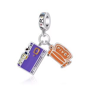 New Sterling Silver 925 Friends TV bracelet charm